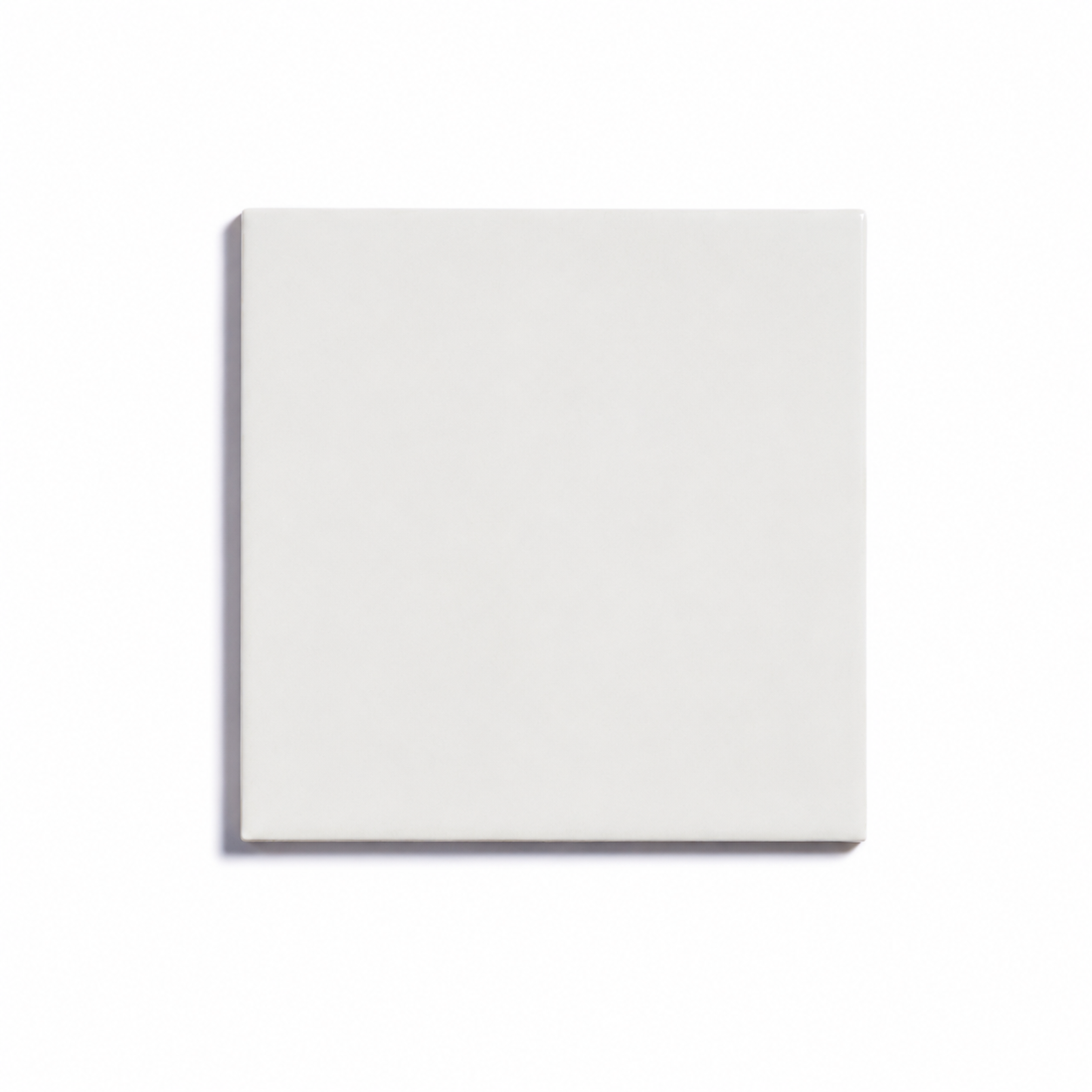 White Plain (15x15cm matt porcelain tiles sold per m²)