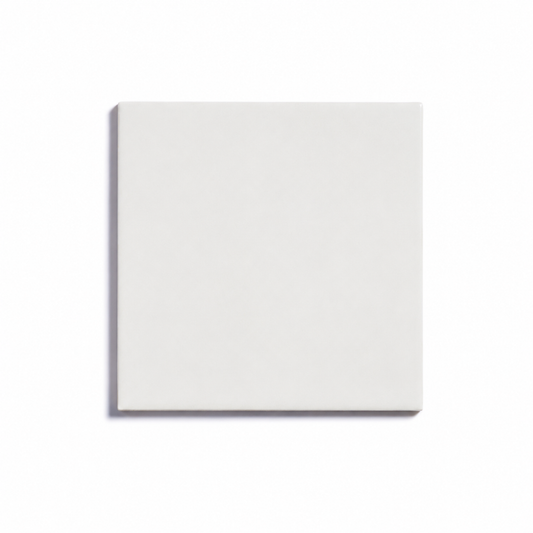 White Plain (15x15cm matt porcelain tiles sold per m²)